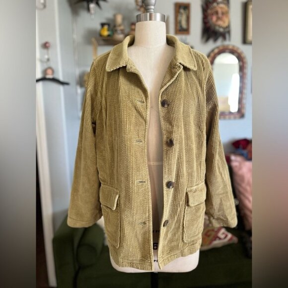 Vintage L.L. Bean green corduroy jacket - Picture 1 of 4